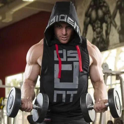 Mens Summer Sleeveless Hoodies - Bellarte Enchanté Mens Summer Sleeveless Hoodies
